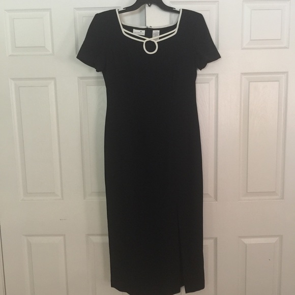 Liz Claiborne Dresses & Skirts - Liz Claiborne vintage black & white cocktail dress